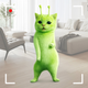 Green Alien Cat Dance Filter