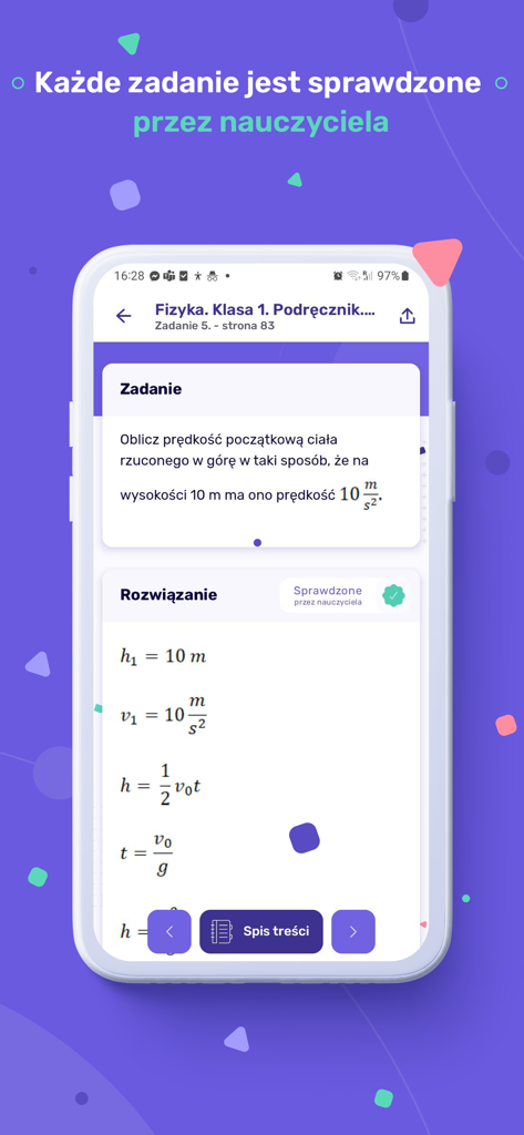 SKUL - SKULアプリでの、ステップバイステップの数式を含む教師が検証した物理の宿題ソリューション