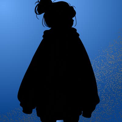 realistic girl with a oversized sweatshirt on and a bun