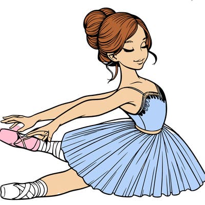 realistic ballerina
