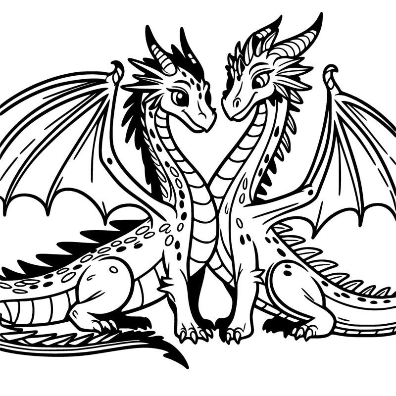 a dragon with another dragon