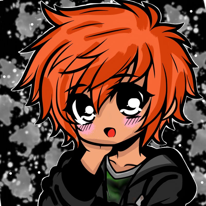 cute emo anime boy