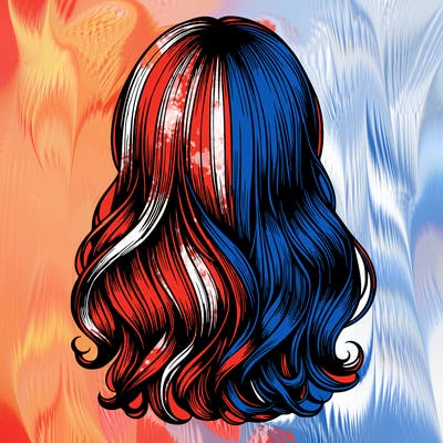 hair relistic  girl