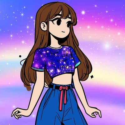 girl in a cute crop top