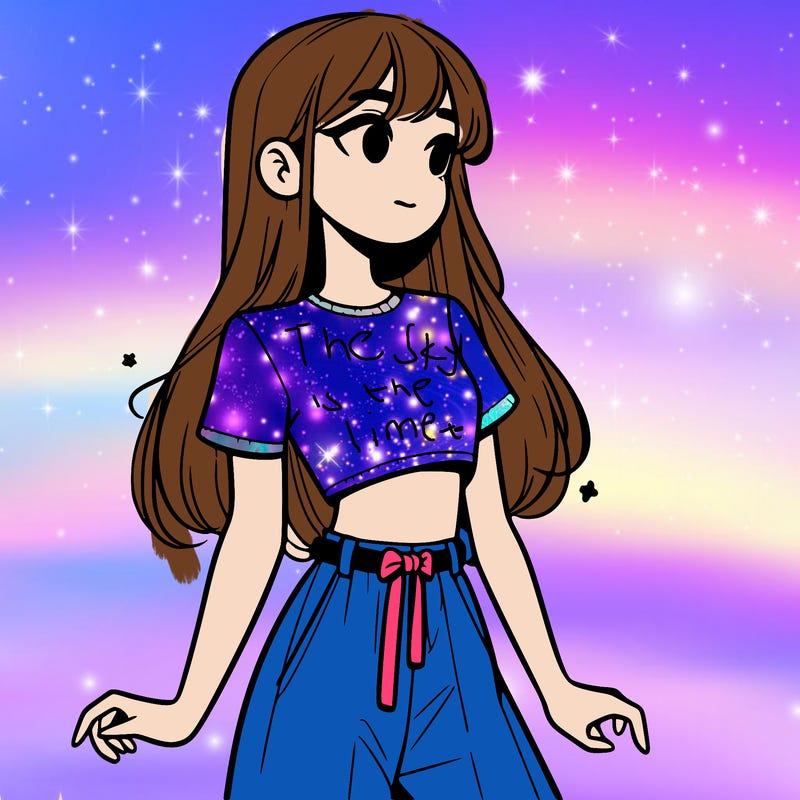 girl in a cute crop top