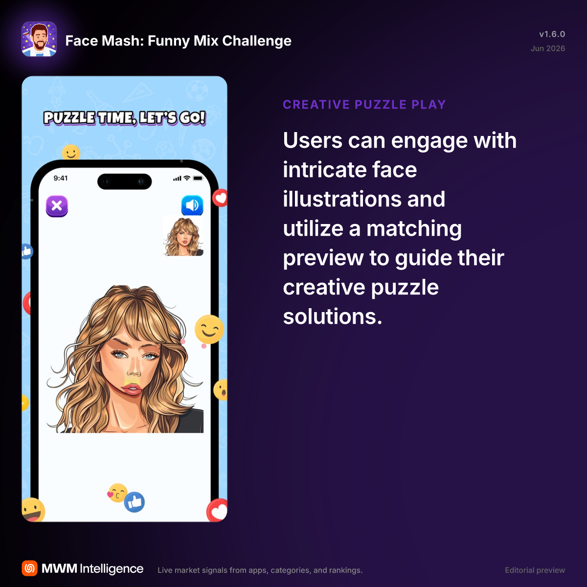 Face Mash: Funny Mix Challenge - Entertainment App | MWM