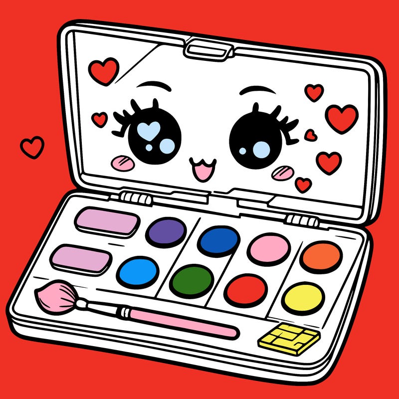 makeup pallet