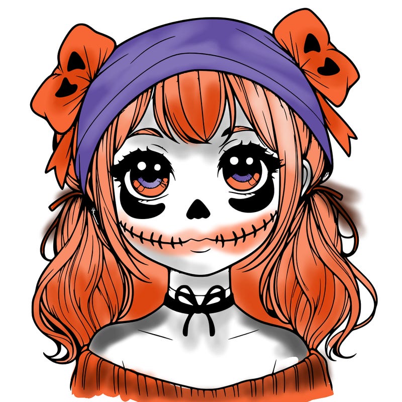 realistic girl halloween