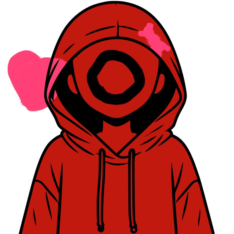 faceless girl in hoodie