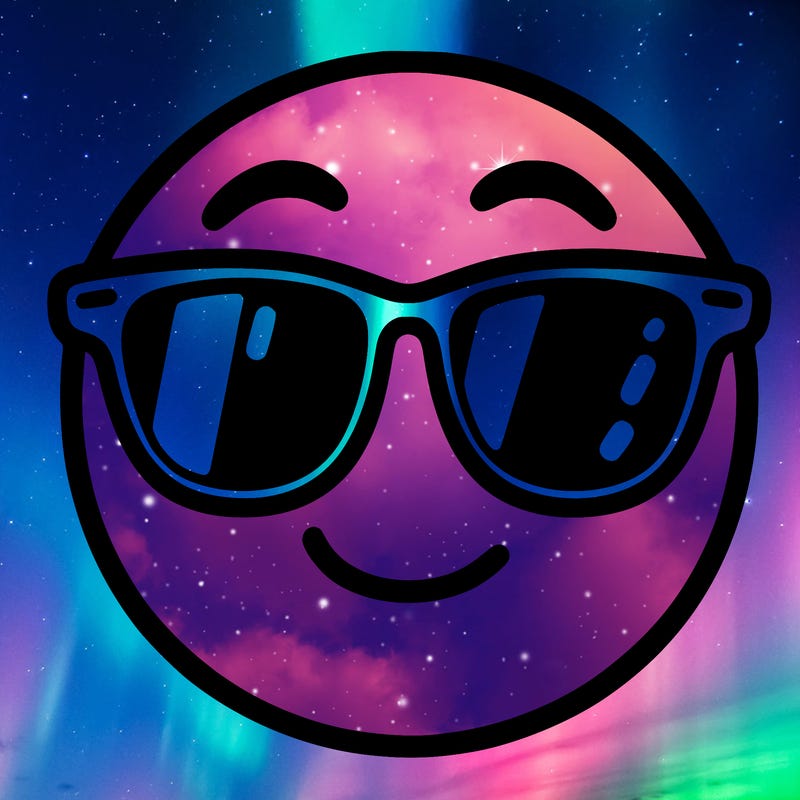 emoji with sunglasses
