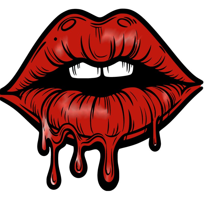 lips that look realistic and drip