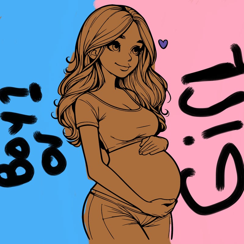 realistic pregnant girl