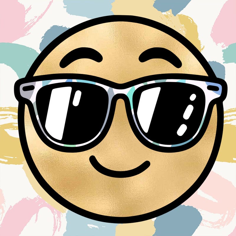 emoji with sunglasses
