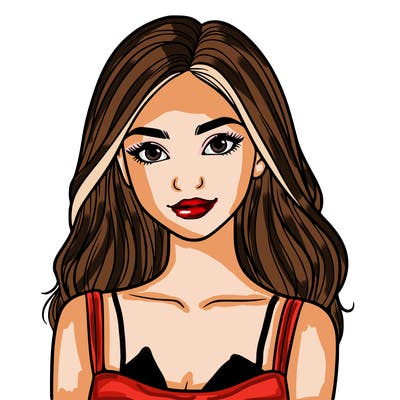 very pretty and realistic teenage girl