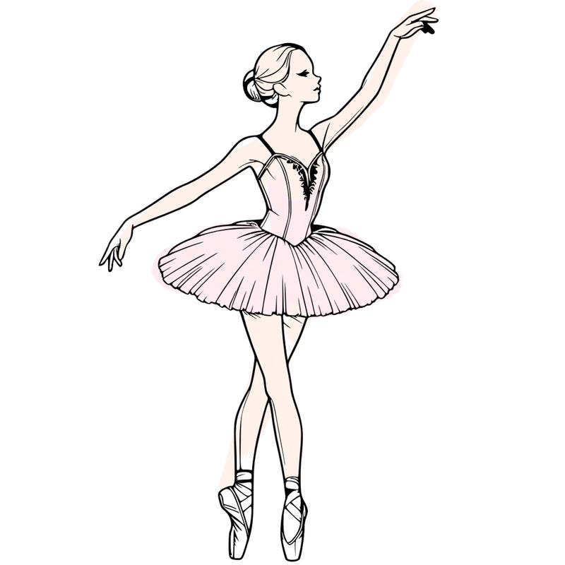 realistic ballerina