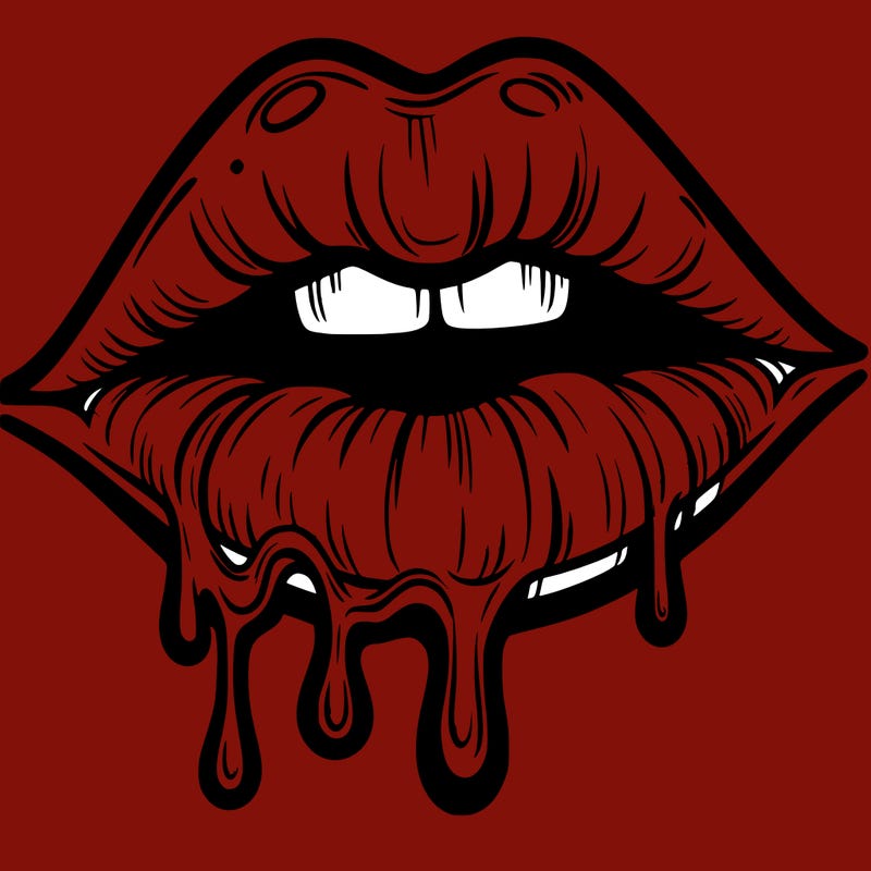 lips that look realistic and drip