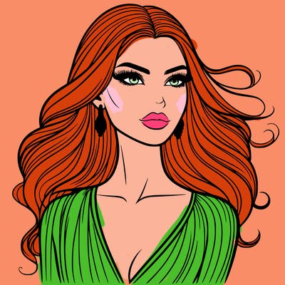 beautiful fashion woman