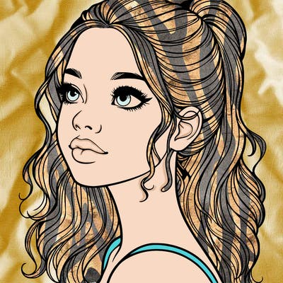 beautiful realistic girl