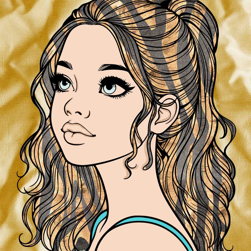 beautiful realistic girl