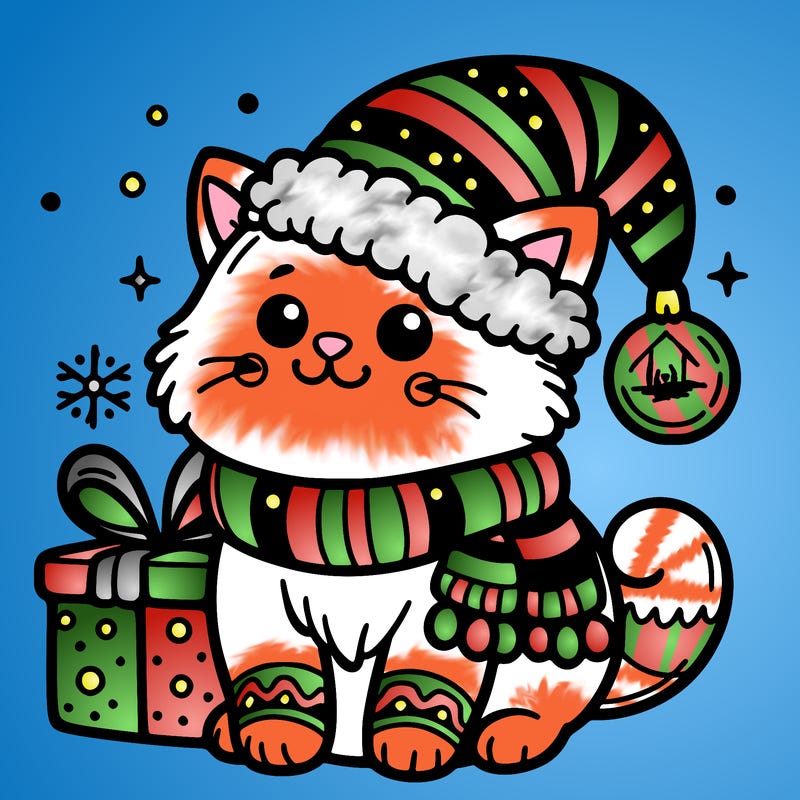 christmas cat