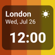 World Clock Widget & Weather