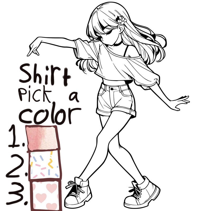 realistic girl danceing