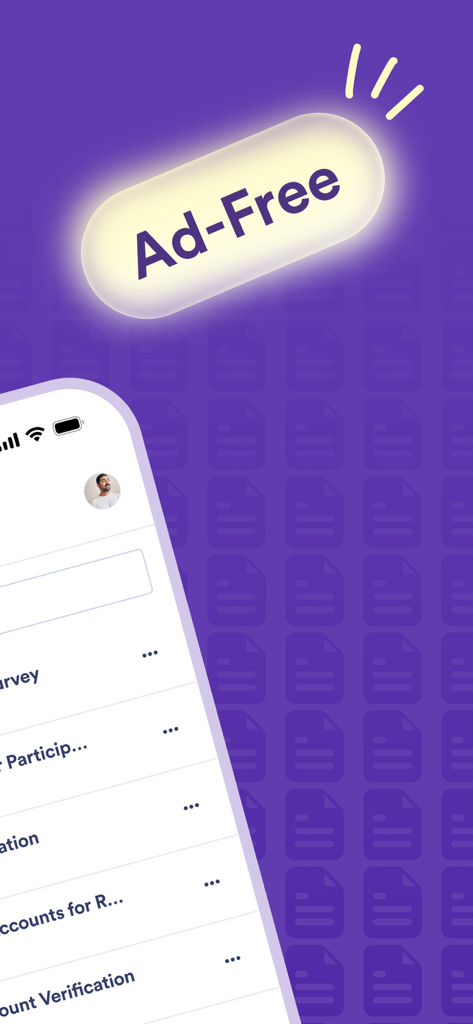 Form Editor for Google Forms - Interfaz móvil sin anuncios para gestionar listas de Google Forms