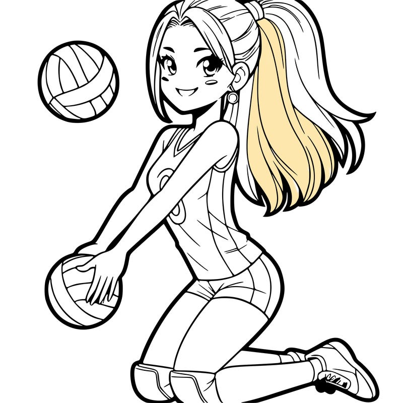 volleyball girl
