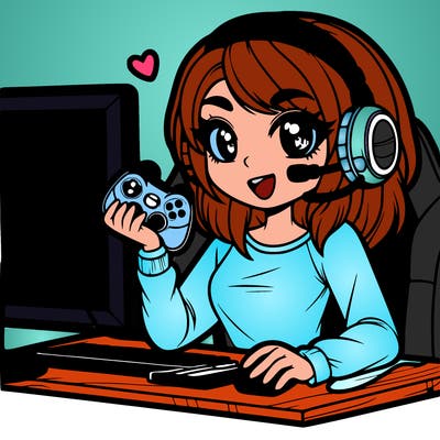 gaming girl