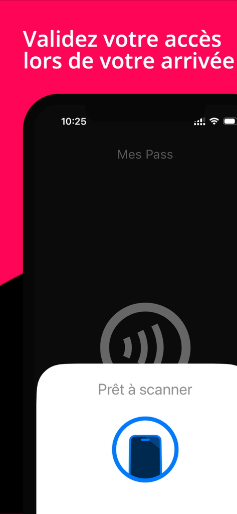 LAX Studio - LAX Studio app mobile interface for contactless studio entry and digital pass scanning