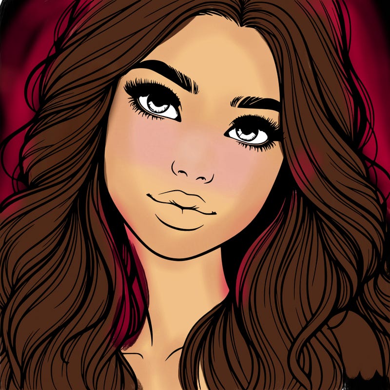 beautiful realistic girl