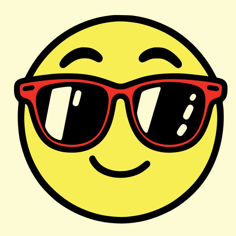 emoji with sunglasses