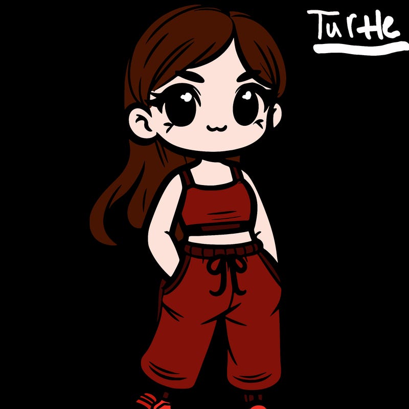 little girl wearing a crop top with sweat pants