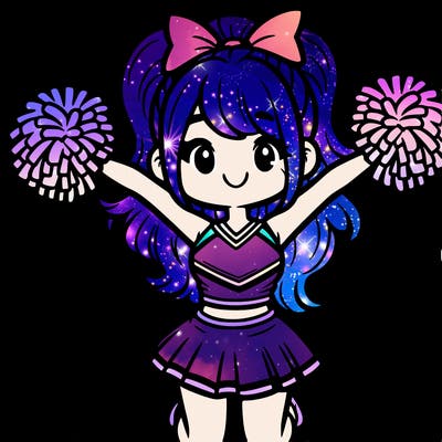 cheerleader on field