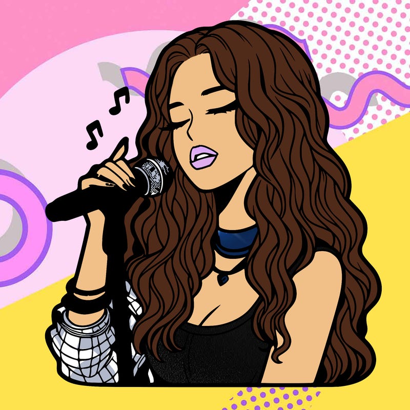 realistic female singer