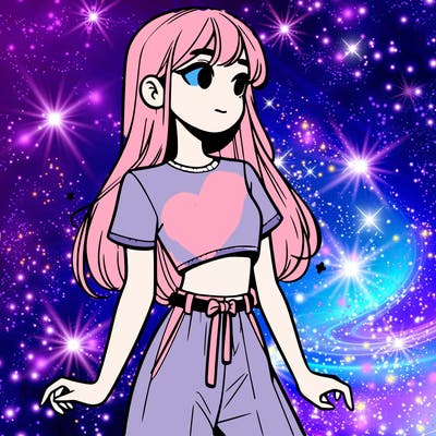 girl in a cute crop top