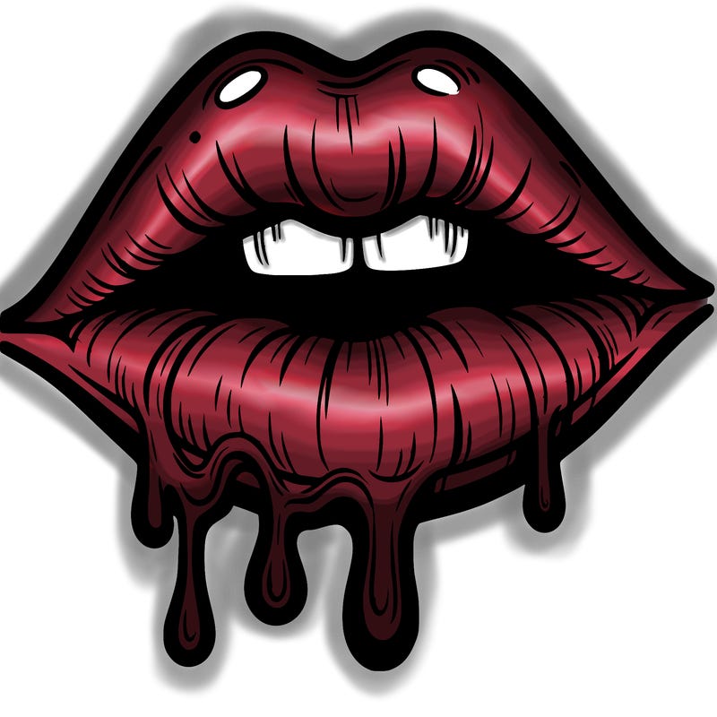 lips that look realistic and drip