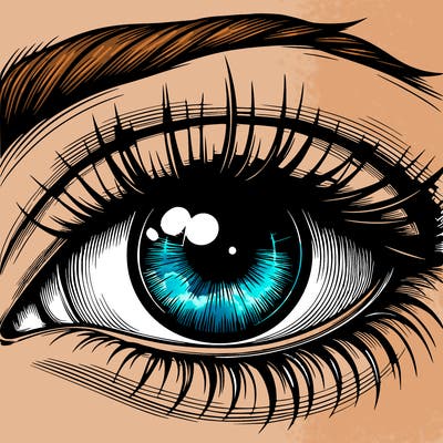realistic eye