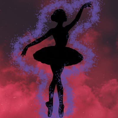 realistic ballerina