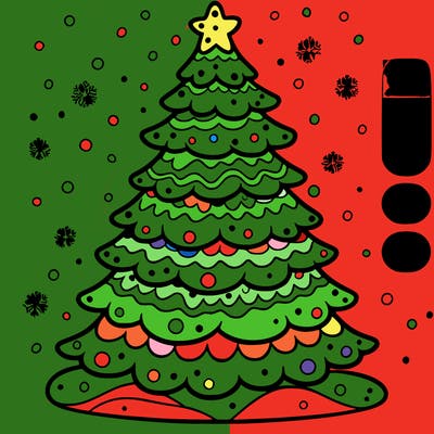 a christmas tree