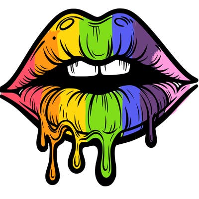 lips that look realistic and drip