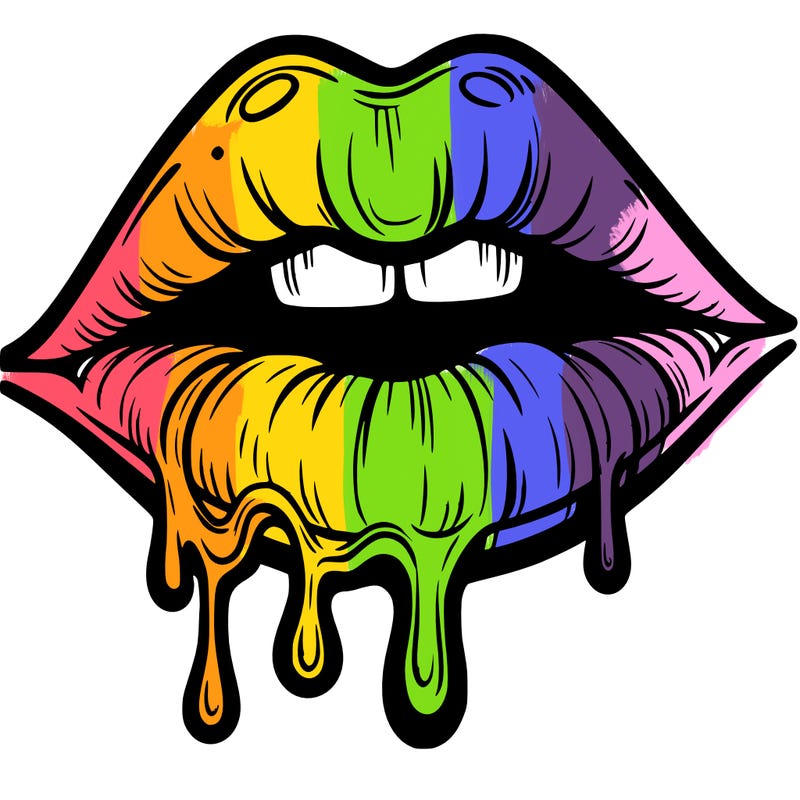 lips that look realistic and drip