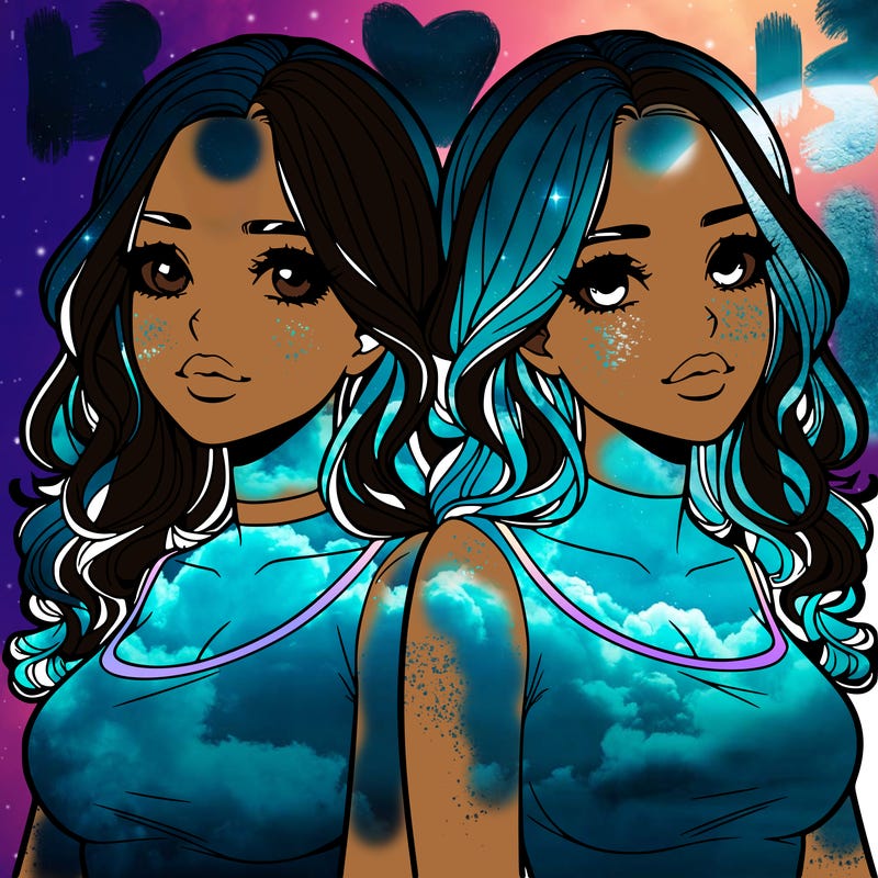 realistic twin sisters