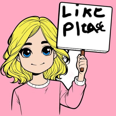 realistic girl holding up a sign