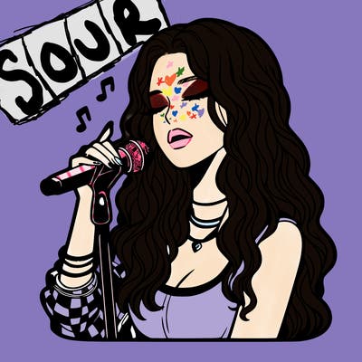 realistic female singer