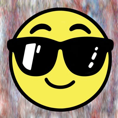 emoji with sunglasses
