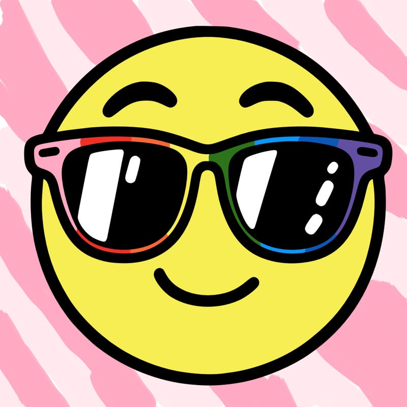 emoji with sunglasses