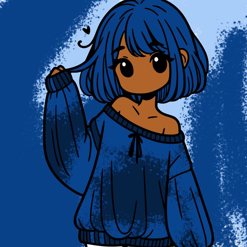 girl in baggy sweater hanging off her shoulder