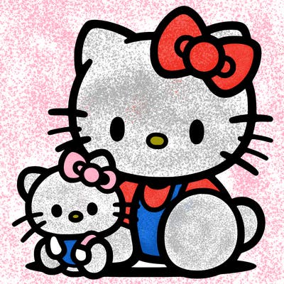hello kitty with kromie