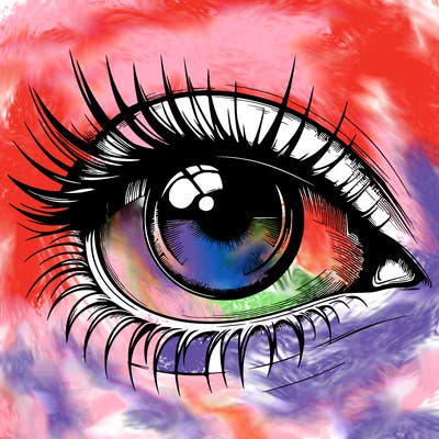 realistic eye